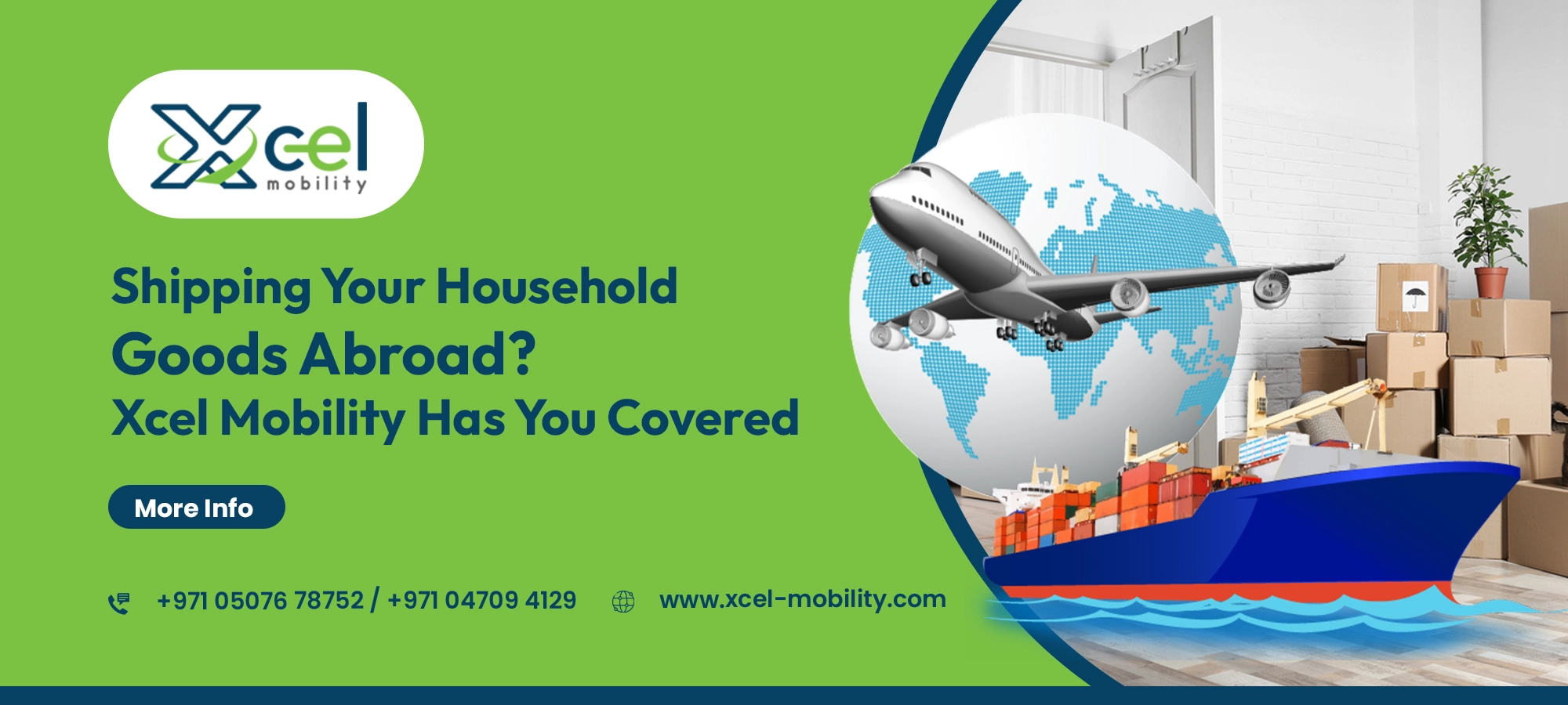 Shipping Your Household Goods Abroad? Xcel Mobility Has You Covered